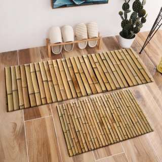 Šírka 120 cm x 40 cm bambus dlhé kryštály AKS