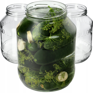 SKLENENÁ NÁDOBA NÁDRŽOVÁ NÁDRŽ NA KORENINY JEDÁL 1500ML