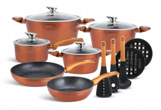 Sada hrncov - 15 časť set / sada potenberg5618 hrnca indukcie