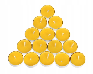 Sviečka Tealight vyrobená z včelého včela Beewax Zen 15 PCS.