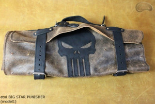 Kožené puzdro Sako BIG STAR PUNISHER na kuchynské nože, 77 × 48 cm