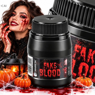 Umelá krv 100 ml vo fľaši na efekty Halloween