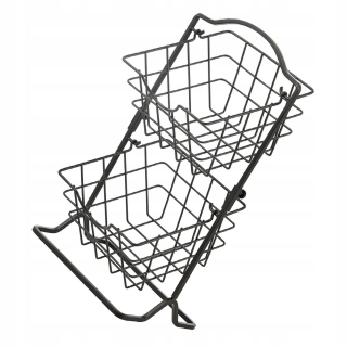 Mydelnička - 1pc drôtená misa s ovocným kovovým ovocným stojanom