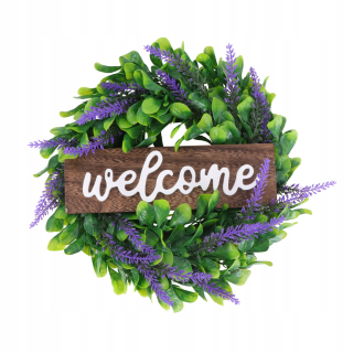 Veniec na dvere - 1ks Lavender Emulácia Garland Home veniec