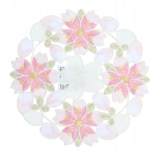 Podložka na stôl - 1ks Sakura kvetinové háčkované prestieranie Lovely H