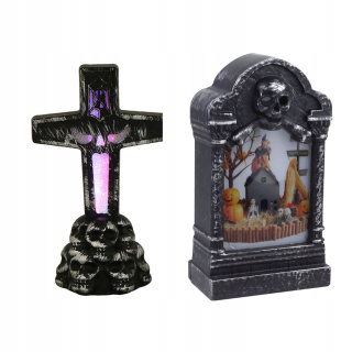 Lampáš, svietník - 2 ks Dekoratívne Light Light Prop Halloween