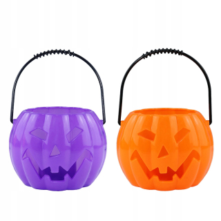 Lampáš, svietník - 2ks vtipné Halloween tekvica s ohľadom
