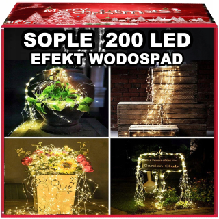Operum svetiel na vianočný stromček 101 - 200 svetiel