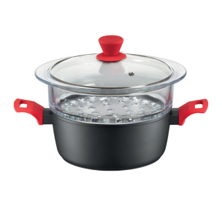 Hrniec, kastrol -  20193 AMBITION KARO STEAM COOKING COARING POT