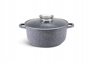 Sada hrncov - 22 cm hrnca mramorovaná žula britfanna 3.3l