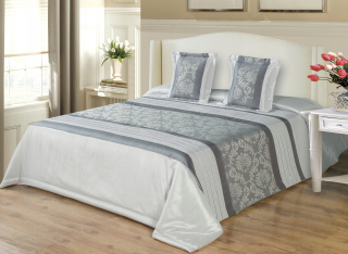 Prikrývka na posteľ - Elana 240 x 220 cm posteľná posteľná posteľ, hnedé odtiene