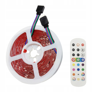 Lampáš, svietník - 24 LED pásik svetla synchronizácia