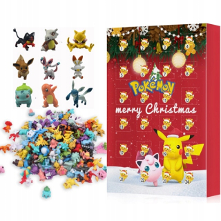 Set adventného kalendára - kocky zvieratiek