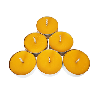 Sviečka Tealight vyrobená z včelého včelára Sviečka