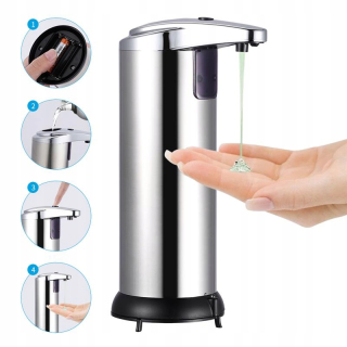 Dávkovač mydla - 250 ml automatický dávkovač mydla
