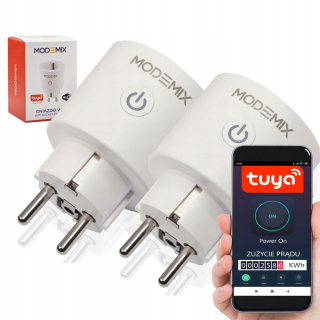 Smart home ovládač - Tuya WiFi Modemix zásuvka