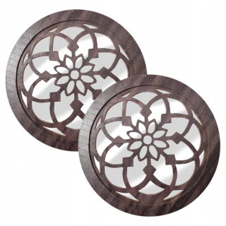 Vešiak - 2x Chic Shabby Wall Mirror,