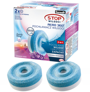 Pohlcovač vlhkosti - 2x absorbér vlhkosti ceresit aero lavenda