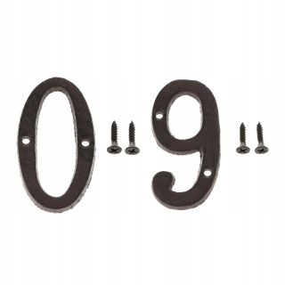 Číslo na dom - 2x číslicová adresa dverí DIGIT DIY Craft Sticker