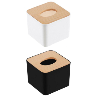Držiak na toaletný papier - 2x štvorcový kryt krabice