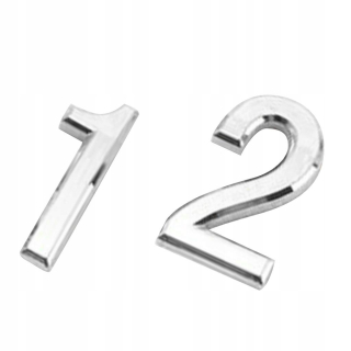 Číslo na dom - 2x adhézne dvere a čísla adhionálov č. 1 a 2