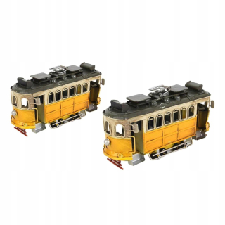 Číslo na dom - 2x železná ozdoba na model autobusu