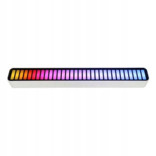 Lampáš, svietník - Farebná svetelná lišta 2xLED USB na snímanie rytmu
