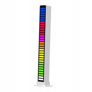 Lampáš, svietník - 2xRGB hlasom aktivovaného LED Light Car Home Rhythm
