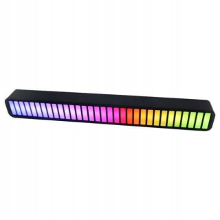 Lampáš, svietník - Rytmus 2xRGB hlasom aktivovaného LED svetlo 32