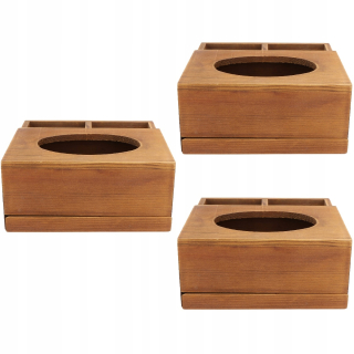 Držiak na toaletný papier - 3 dekoratívne kusy hodvábne poľa Tissue Box