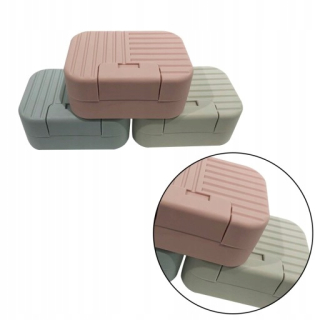 Mydelnička - 3 kusy prenosné škatuľu pre cestovné puzdro SOAP
