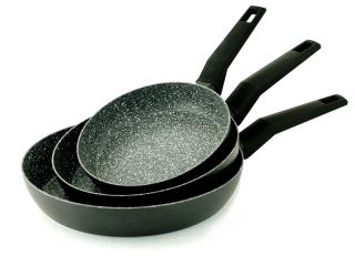 Panvica - 3 x žula panvica indukcie 30 26 20 cm plynu