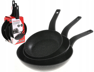 Panvica - 3 x keramická panvica žula indukčné plyn 743