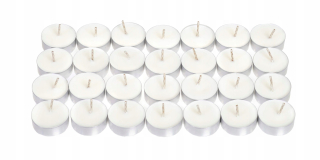 Tealight Candle Sójová sójová sójová lesk Polish 30 PCS.