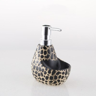 Dávkovač mydla - 350 ml leopardskej keramickej tlače