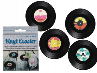 Podložka na stôl -  4 kávové podložky vinylové dosky