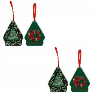 Kôš, košík - 2pcs vianočné bývanie typu Plaid vianočná skrinka