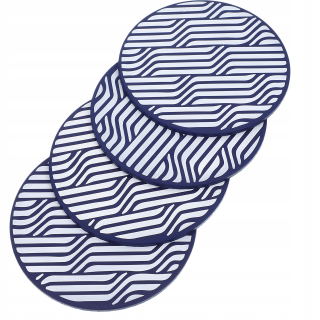 Podložka na stôl - 4PCS Silicone Cup Coaster Heat Insulation Mat