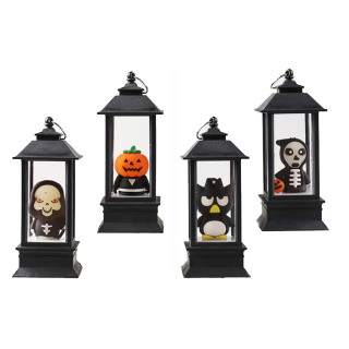 Lampáš, svietník - 4 ks Prenosné Halloween Lucerna Domáce Lights
