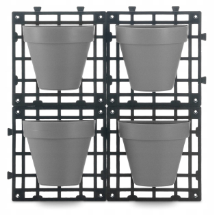 Balkónový box 96 x 96 cm odoláva PP živice
