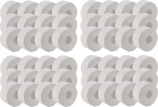 Toaletný papier - 48x toaletný papier 2-vojna 19cmx140m biela
