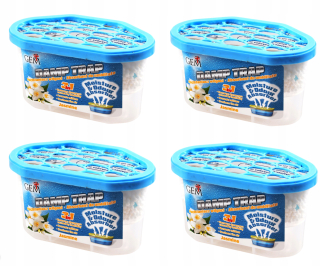 Pohlcovač vlhkosti - 4x400 ml GEM vlhkosti absorbér odvlhčovač Jasmine