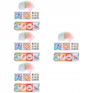 Držiak na toaletný papier - 4x detské herné šatky Montessori hračky