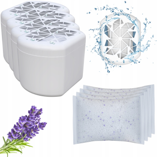 Pohlcovač vlhkosti - 4x absorbér vlhkosti + 4x vložka 250 g sušičky
