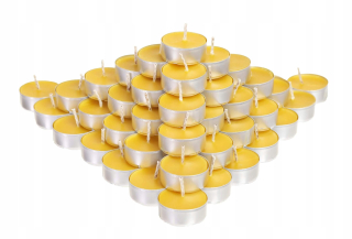 Sviečka Tealight vyrobená z včiel včelí včelie zen zen 50 ks.