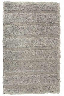 Kúpelňová predložka - 50x80 cm kúpeľňový koberec s pruhmi sivé čiary
