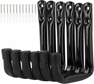 Vešiak - 6 balení ťažkopádni J Sharap Garage Storage Hooks -