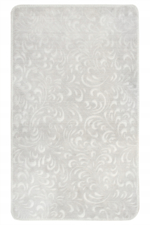 Kúpelňová predložka - 60x100 cm koberec pre anti -slip toaletu šedú šedú farbu