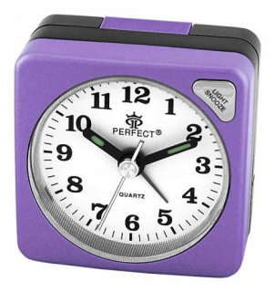 Hodiny - 6 cm podsvietený Snooze Budík Malý