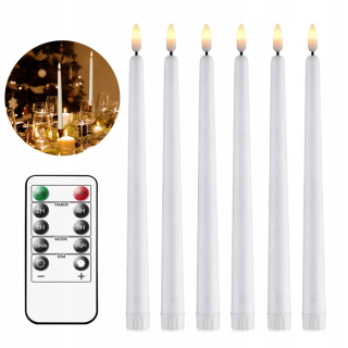 Sviečka LED sviečka LED HUIER 6 PCS.